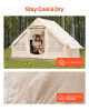 Inflatable Tent With Pump, Glamping Tents For 4-6 Person