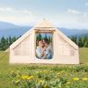 Inflatable Tent With Pump, Glamping Tents For 4-6 Person