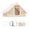 Inflatable Tent With Pump, Glamping Tents For 4-6 Person