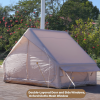 Inflatable Tent With Pump, Glamping Tents For 4-6 Person