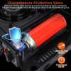 3300W Portable Camping Stove Butane Canister Dual Fuel Burner Piezo Electric Ignition Single Burner with Automatic Tank Ejection Overpressure Cut