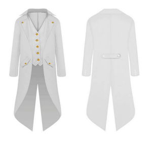 Halloween Costumes Halloween Parent-Child Clothing Men'S Retro Clothing Children'S Mid-Length Punk Retro Tuxedo