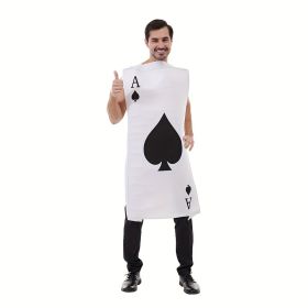 1pc, 45.67*42.13inch Halloween Fun Playing Card Onesie Party Performance Costume Funny Cos, Stage Performance Props, Events Cosplay Props