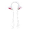 White Lace Maid Cat Ears Headband Cosplay Cute Cat Headband Anime Halloween Costume Dress Up