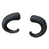 Black Plastic Sheep Horn Hair Clip Cosplay Animal Headdress Gothic Halloween Costume Hair Clips Dress Up