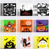 450 Pcs Halloween Cellophane Treat Bags  Self-sealing Clear Candy Cookie Bags Pumpkin Ghost Black Cat Skull Trick or Treat Bags for Halloween Birthday