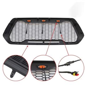 Black Mesh Grille For Toyota tacoma 2016 -2023 Not Fit Truck with Radar Behind the Badge