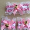 Pink Cat Maid Cosplay Costume Set Cat Tail Lace Cat Ears Headband Collar Bracelet Anime Halloween Costume Dress Up