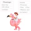 Flamingo Inflatable Costume Riding On Flamingo Air Blow up Costumes Funny Fancy Dress Party Halloween Costume for Adult