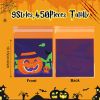 450 Pcs Halloween Cellophane Treat Bags  Self-sealing Clear Candy Cookie Bags Pumpkin Ghost Black Cat Skull Trick or Treat Bags for Halloween Birthday