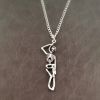 Hanging Skull Necklace Halloween Zombie Costume