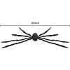 Halloween Luminous Spider Secret Room Trick Props 125cm Plush Big Spider Horror Scary Simulation Spider