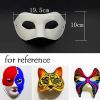 10-Packs White Blank Painting Eye Mask DIY Paper Mask for Halloween Costumes