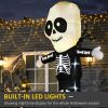 10ft Halloween Inflatable Skeleton Ghost Decoration, LED Lighted for Home Indoor Outdoor Garden Lawn Decoration Party Prop