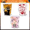 12Pcs Halloween Popcorn Box 3 Designs Spooky Halloween Trick or Treat Boxes Bloody Theme Party Favor Snack Boxes Candy Cookie Container Paper Boxes fo