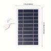 Lightweight 3W IAGREEA portable solar panel with high conversion efficiency, USB output, and easy outdoor setup for camping, hiking, and RV use.