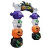8.2 FT Cute Halloween Inflatables Pumpkin Archway Outdoor Decoration