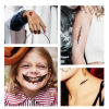 Halloween Tattoo Stickers Halloween Horror Party Makeup Holiday Decorative Mouth Tattoo Stickers