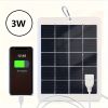 Lightweight 3W IAGREEA portable solar panel with high conversion efficiency, USB output, and easy outdoor setup for camping, hiking, and RV use.