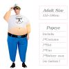Popeye Inflatable costume Captain Sailor Cosplay Funny Air Blow Up Suit Party costume Fancy Dress Halloween Costume for Adult