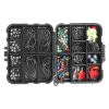 Fishing Accessory Kit 188Pcs LakeForest with hooks, sinkers, lures & swivels – portable tackle box for freshwater & saltwater anglers.