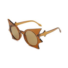 Fashion Vintage Special-Shaped Sports Sunglasses Men Women Fishing Driving for Man Halloween Sun Glasses Party Festival Eyewear (Frame Color: MULTI, Lenses Color: 5)