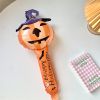 3pcs Halloween Balloons Stick Pumpkin Devil Inflatable Balloons Automatic Sealing Balloons Toy Party Decor Children Gift Toys