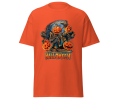 Halloween angel of death pumpkin classic Blackt-shirt unisex merchyprint size Medium