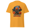 Halloween angel of death pumpkin classic Blackt-shirt unisex merchyprint size Medium