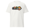 Halloween October witch T-shirt design unisex tees yellow size Medium