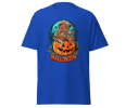 Halloween pumpkinhead teddy bear blackt-shirt merchyprint, size M