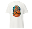 Halloween pumpkinhead teddy bear blackt-shirt merchyprint, size M