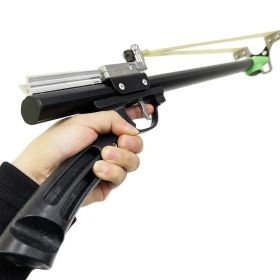 "Sturdy Stainless Steel Slingshot – Modern Hunting Equipment with Strong Construction, Ergonomic Design for Maximum Accuracy & Control" (Color: Telescopic slingshot)