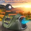 5-8 Person Pop Up Tent Automatic Setup Camping Tent Waterproof Instant Setup Tent with 4 Mosquito Net Windows Carrying Bag for Hiking Climbing Adventu